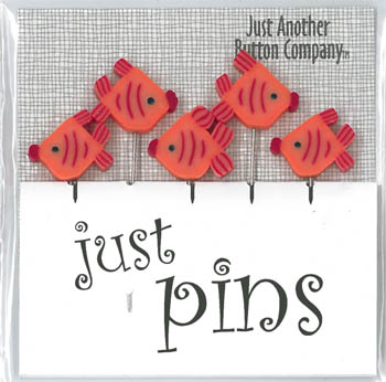 click here to view larger image of Just Pins - Just Orange Fish (pin)