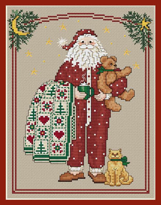 click here to view larger image of Pajama Santa (chart)