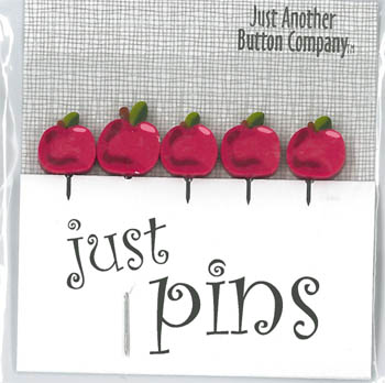 click here to view larger image of Just Pins - Shiny Apple (pin)