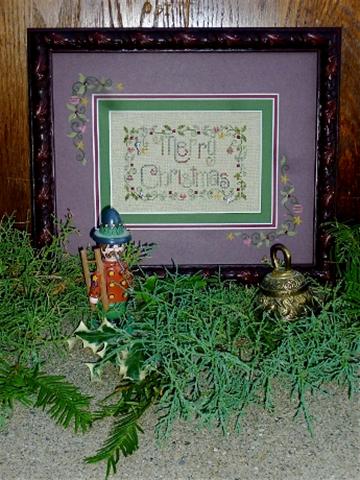 click here to view larger image of Merry Christmas (counted cross stitch kit)