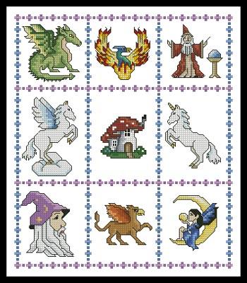 click here to view larger image of Fantasy Sampler (chart)