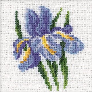 click here to view larger image of Iris (counted cross stitch kit)