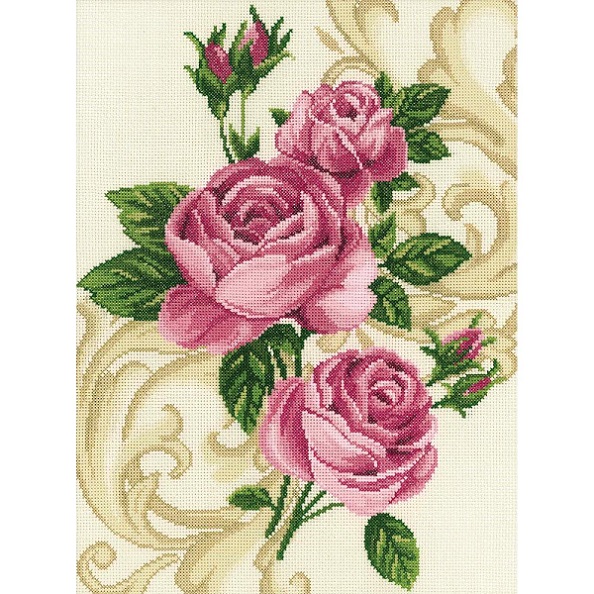 click here to view larger image of Roses (counted cross stitch kit)