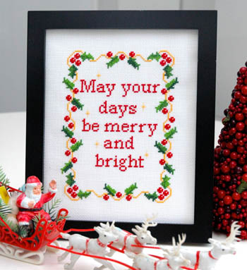 click here to view larger image of Merry and Bright (chart)