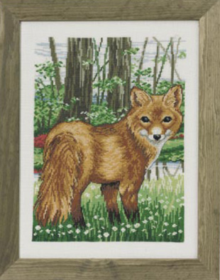 click here to view larger image of Fox, The (counted cross stitch kit)