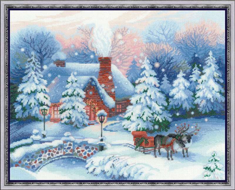 click here to view larger image of Christmas Eve (counted cross stitch kit)