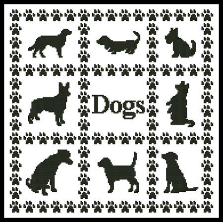 click here to view larger image of Dog Sampler (chart)