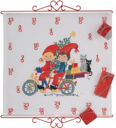 click here to view larger image of Advent Calendar (counted cross stitch kit)