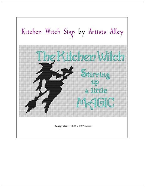 click here to view larger image of Kitchen Witch (chart)