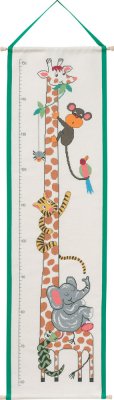 click here to view larger image of Giraffe Growth Chart (counted cross stitch kit)