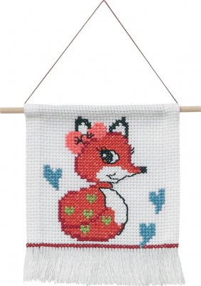 click here to view larger image of My First Kit - Fox (counted cross stitch kit)