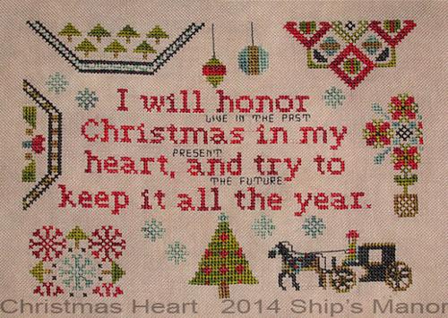 click here to view larger image of Christmas Heart (chart)