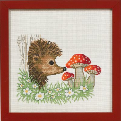 click here to view larger image of Hedgehog (counted cross stitch kit)