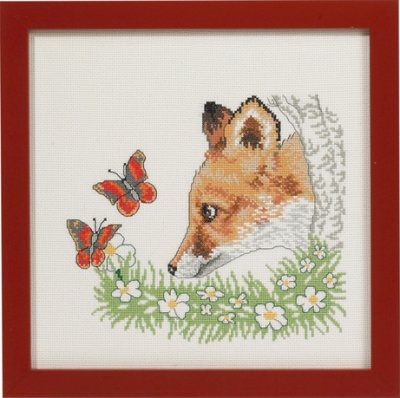 click here to view larger image of Fox (counted cross stitch kit)