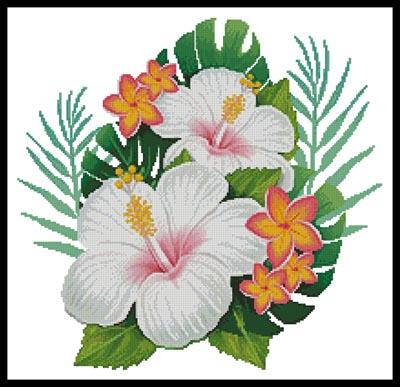 click here to view larger image of Hibiscus Arrangement 4  (Viktoriia Protsak) (chart)