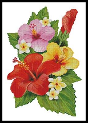 click here to view larger image of Hibiscus Arrangement 3  (Viktoriia Protsak) (chart)