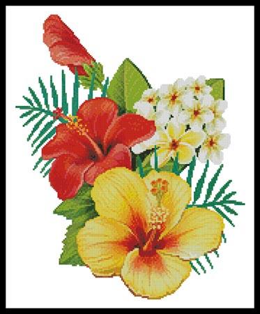 click here to view larger image of Hibiscus Arrangement 2  (Viktoriia Protsak) (chart)