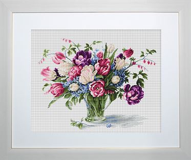 click here to view larger image of Tulips (counted cross stitch kit)