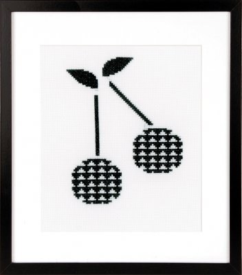 click here to view larger image of Cherries (counted cross stitch kit)