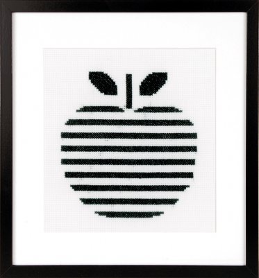 click here to view larger image of Apple (counted cross stitch kit)