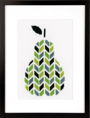 click here to view larger image of Pear (counted cross stitch kit)