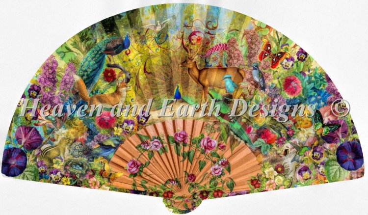 click here to view larger image of Abundant Garden Fan - Aimee Stewart (chart)