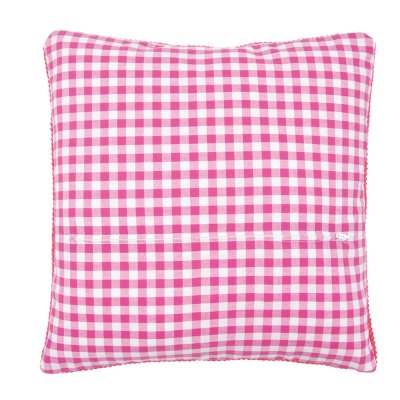 click here to view larger image of Pink Cushion Back With Zipper (counted cross stitch kit)