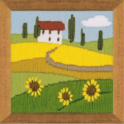 click here to view larger image of Sunflowers (counted cross stitch kit)