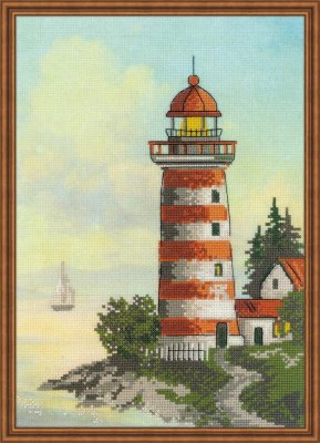 click here to view larger image of Lighthouse (counted cross stitch kit)