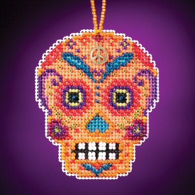 click here to view larger image of Naranja - Calavera Charmed Ornament (None Selected)