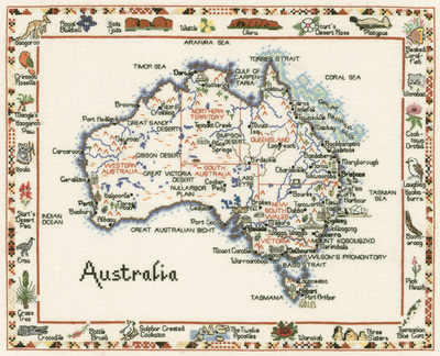 click here to view larger image of Australia Map (chart)