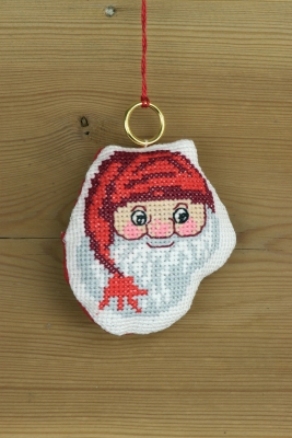 click here to view larger image of Santa Claus Ornament (counted cross stitch kit)