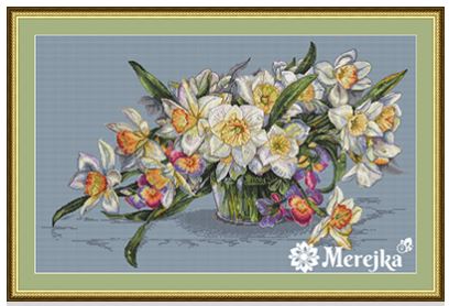 click here to view larger image of Daffodils (counted cross stitch kit)