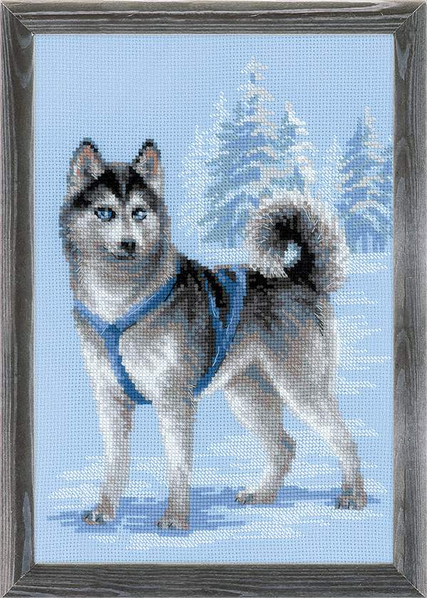 click here to view larger image of Husky (counted cross stitch kit)