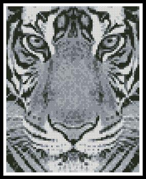 click here to view larger image of Mini Bengal Tiger Black and White  (Neosiam) (chart)