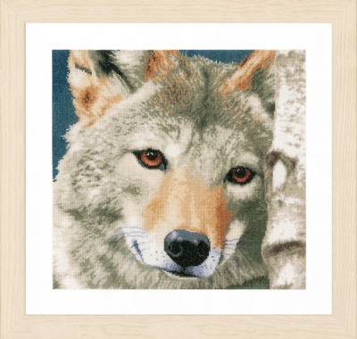 click here to view larger image of Wolf (counted cross stitch kit)