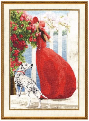 click here to view larger image of Rose Aroma (counted cross stitch kit)