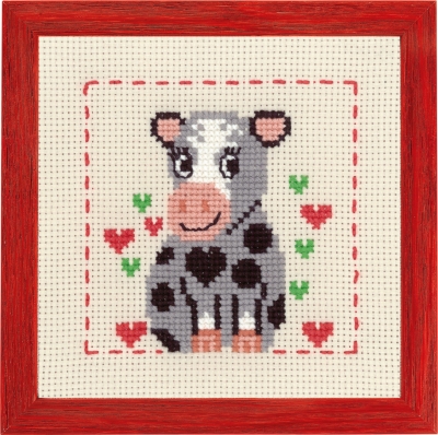 click here to view larger image of Cow (counted cross stitch kit)