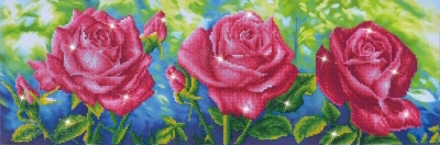 click here to view larger image of Les Roses du Jardin (Diamond Embroidery)