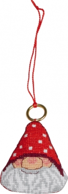 click here to view larger image of Santa Claus Ornament (counted cross stitch kit)