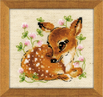 click here to view larger image of Little Deer (counted cross stitch kit)