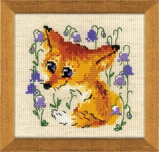 click here to view larger image of Little Fox (counted cross stitch kit)