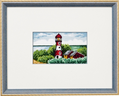 click here to view larger image of Lighthouse (counted cross stitch kit)