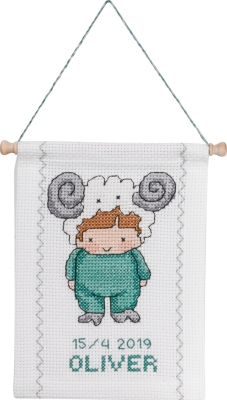 click here to view larger image of Aries (counted cross stitch kit)