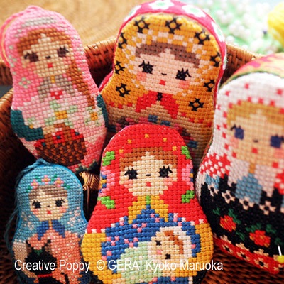 click here to view larger image of Matryoshka Needlework Set II (chart)