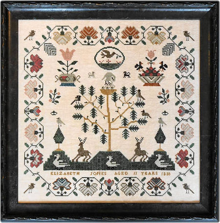 click here to view larger image of Elizabeth Jones Sampler (chart)