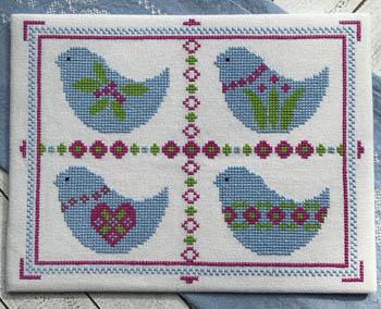 click here to view larger image of Blue Bird Sampler (chart)