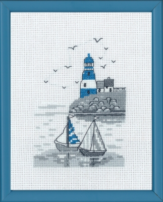 click here to view larger image of Lighthouse (counted cross stitch kit)