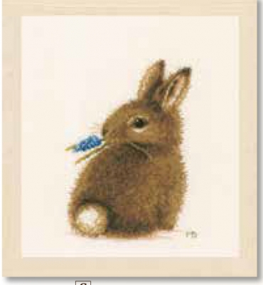 click here to view larger image of Bunny (counted cross stitch kit)