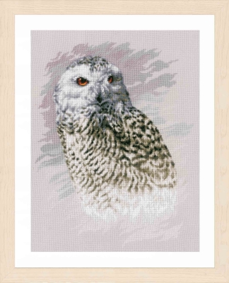 click here to view larger image of Snowy Owl (counted cross stitch kit)